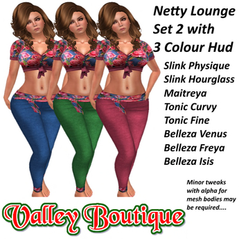 Second Life Marketplace - VB Netty Lounge set2 with hud